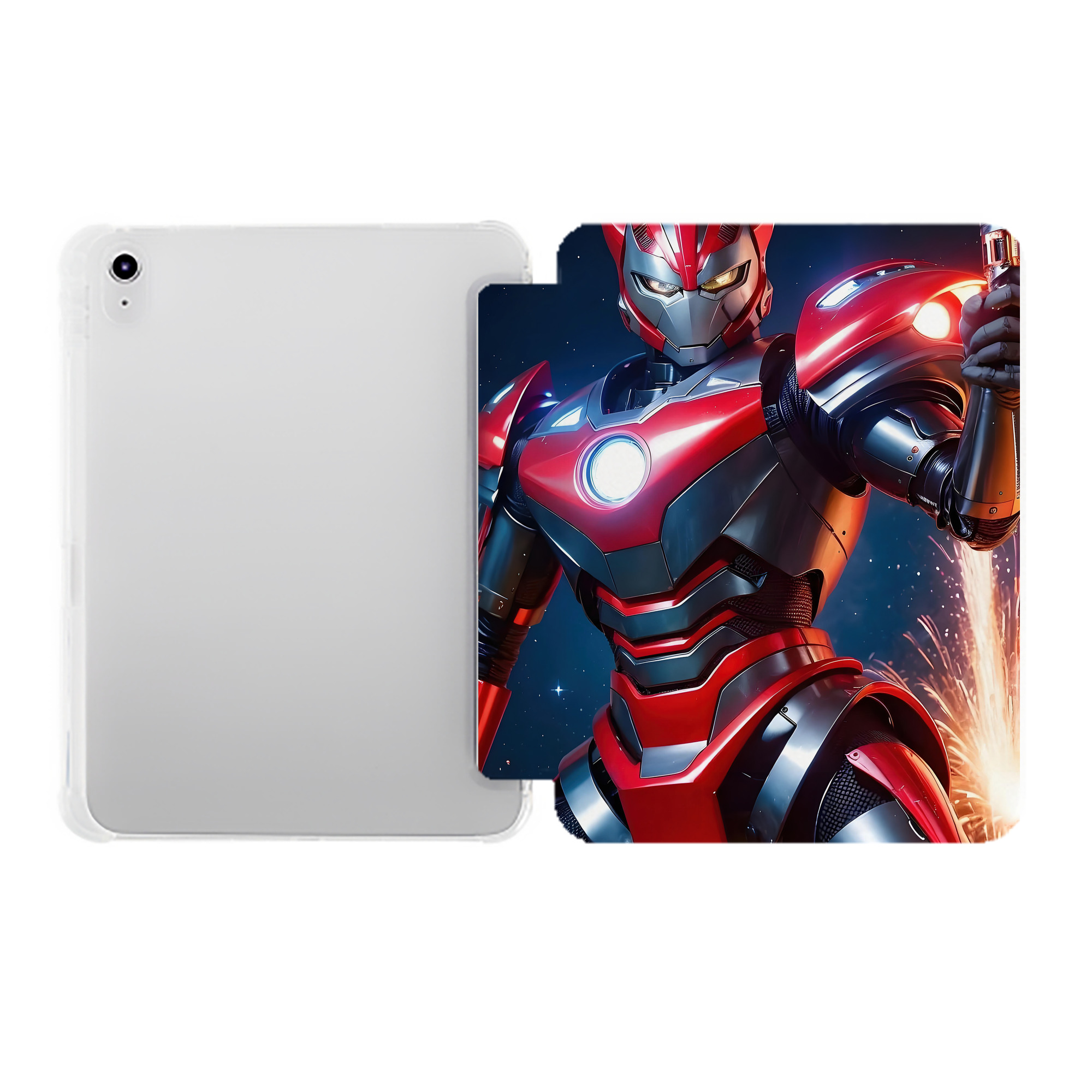 （画像用） ウルトラマン Ultraman IPad ケース ペン収納付き 三つ折りスタンド PUレザー×シリコン 対応機種9.5/10.5/10.9インチ